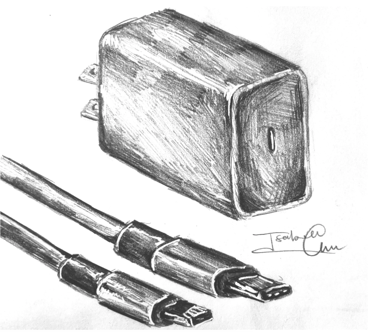 Some students express concern over Apple's change to USB-C chargers, while others view the change as beneficial for the environment and for a wider range of devices.